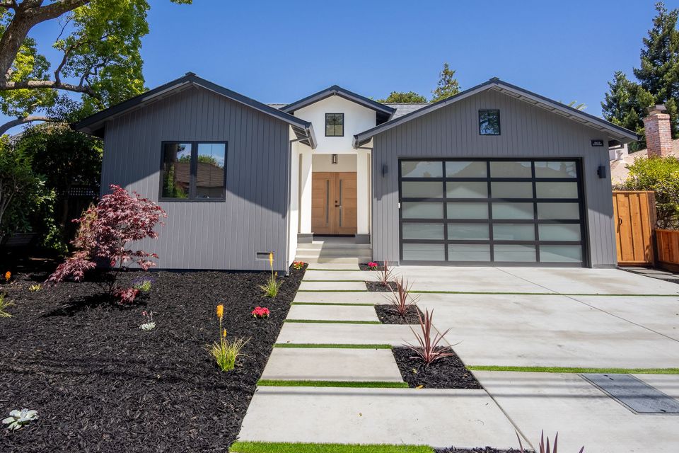 Front exterior and walkway, San Carlos